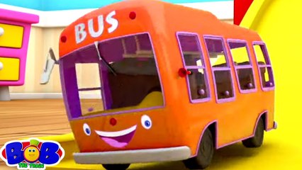 Bob the Train - Wheels on the Bus Nursery Rhyme & More Baby Songs