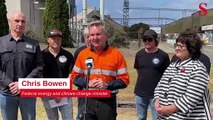 Chris Bowen says south-west wind zone will bring jobs to region