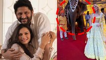 Arshad Warsi Wife Maria Angry Reaction on Anant Ambani Pre Wedding, Elephant Prop..| Boldsky