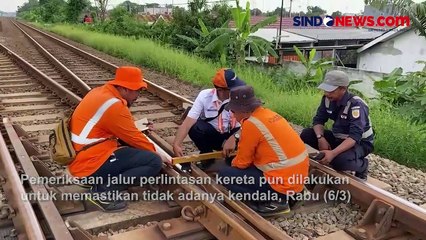 Persiapan Mudik Lebaran, PT KAI Inspeksi Jalur Kereta Cikampek-Cikarang Pakai Dresin
