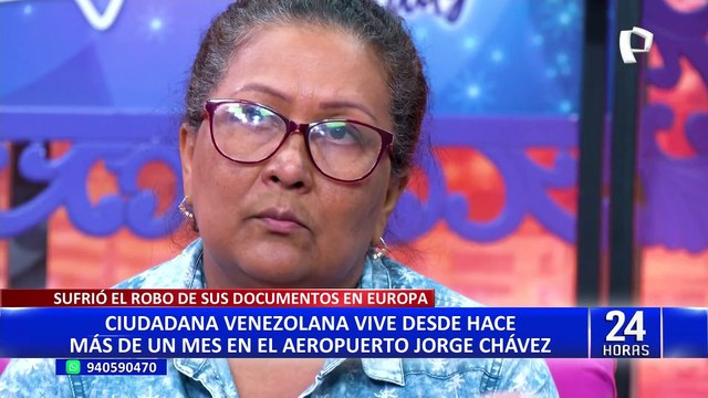 Migraciones se pronuncia por caso de venezolana que duerme en aeropuerto tras robo de sus documentos