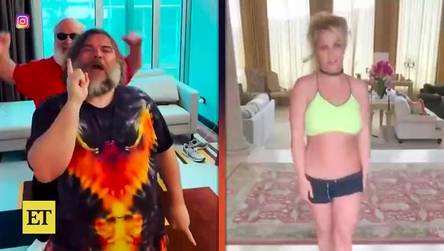 Jack Black Sends MESSAGE to Britney Spears After .Baby One More Time Cover (Excl