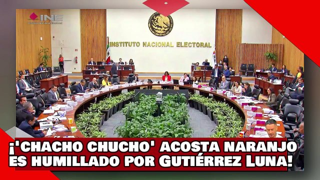 ¡VEAN! ¡’el chacho chucho’ Acosta Naranjo es humillado por Gutiérrez Luna por insultar a la 4T!