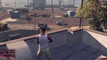 Franklin Fight at Dockyard 5 star wanted level GTA 5