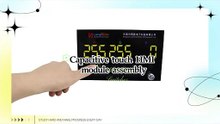 Capacitive touch HMI module assembly