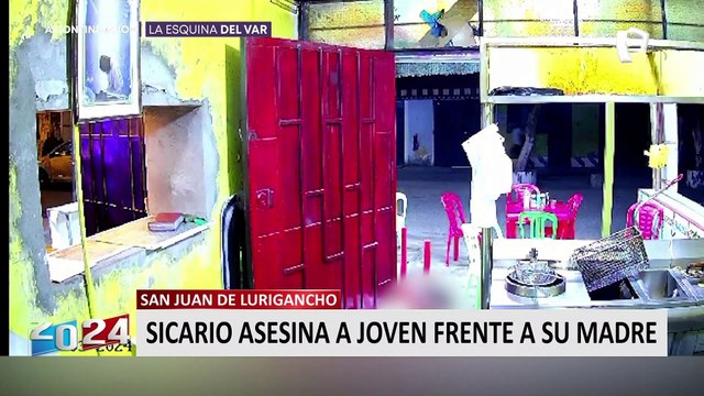 San Juan de Lurigancho: sicario asesina a joven frente a su madre