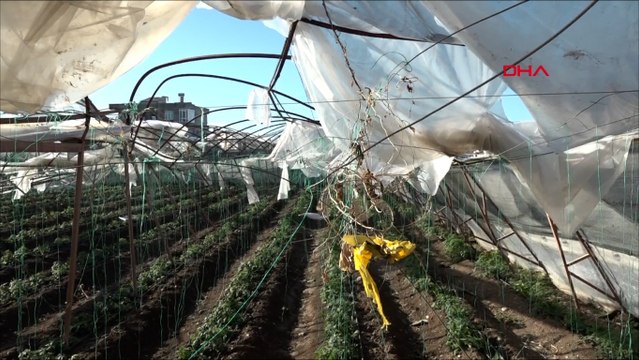 Antalya'da Sağnak ve hortum felaketi; 6 yaralı, 1000 dönüm serada zarar