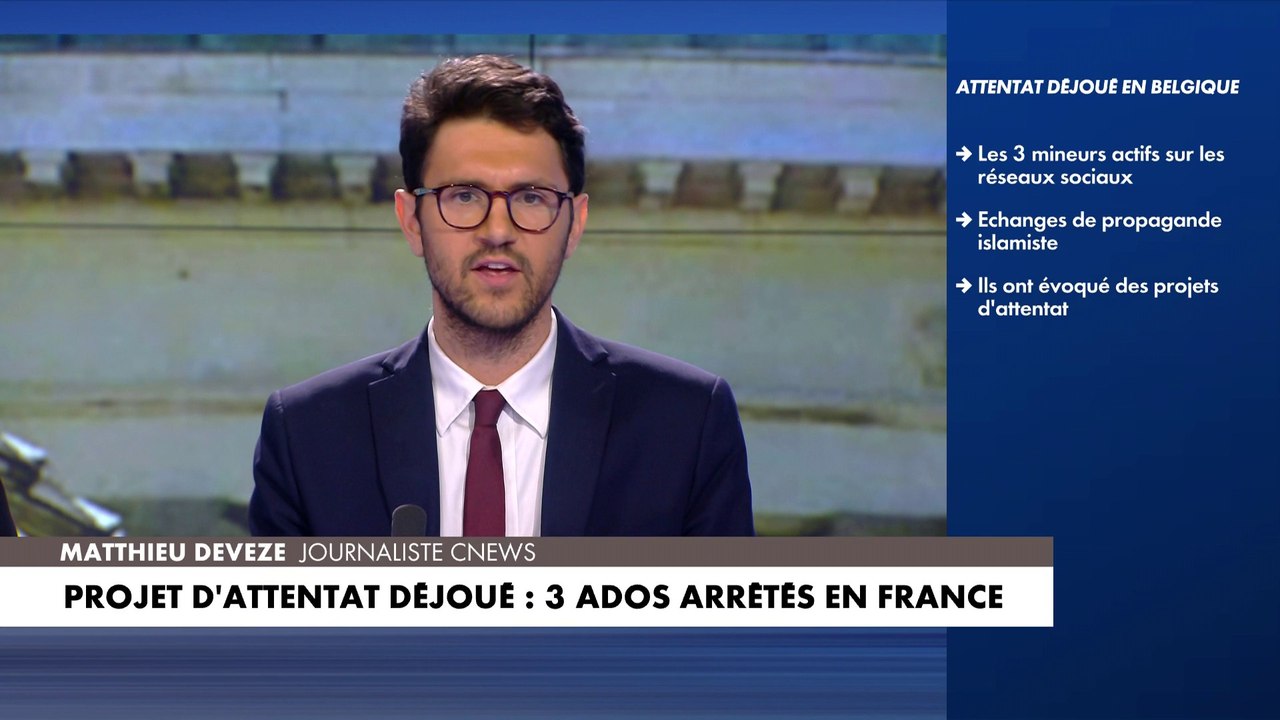 Projet d'attentat déjoué : trois adolescents arrêtés en France