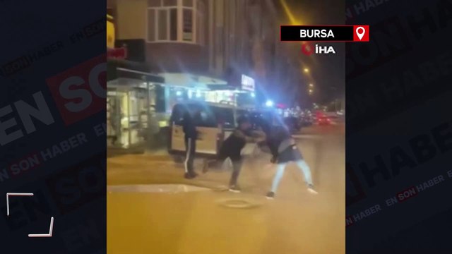 Bursa'da alacak verecek meselesi: Cadde boks ringine döndü