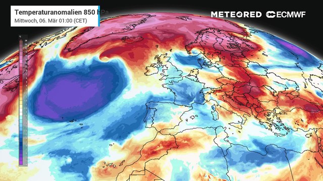 In der Höhe sind weiterhin recht milde Luftmassen unterwegs! Ein Spätwinter ist im März nicht in Sicht!