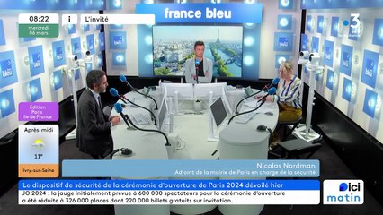 06/03/2024 : l'invité d'actu 8h15 France Bleu Paris