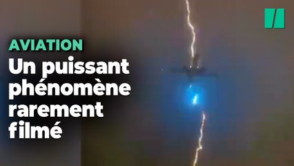 Les images spectaculaires d’un Boeing 777 frappé par la foudre au Canada