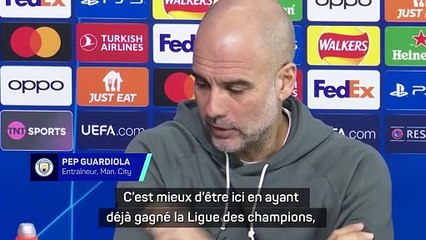 Guardiola ne rêve pas encore d'un nouveau triplé