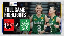 UAAP Game Highlights: Champion DLSU Lady Spikers surge past UE