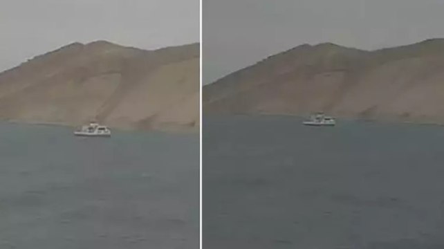 Feribotta korku dolu anlar: Aşırı fırtınadan dolayı iskeleye yanaşamadı