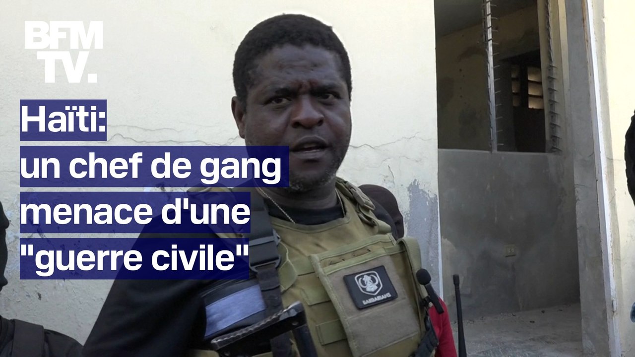 Haïti: "Barbecue", un puissant chef de gang, menace d'une "guerre civile"
