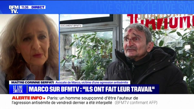 Ces mots sont d'une extrême gravité et marquent un cran supplémentaire dans ces drames antisémites : l'avocate de la victime réagit à l'interpellation d'un suspect