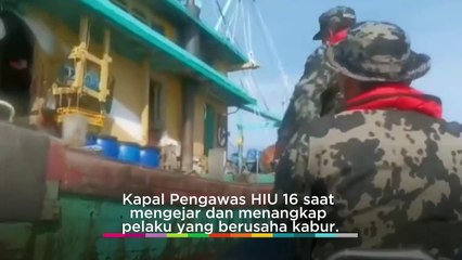VIDEO Kapal Malaysia Kejar-kejaran dengan KPP Indonesia