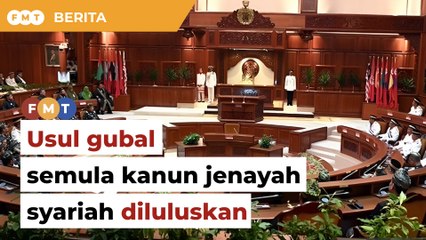 Download Video: DUN Kelantan lulus usul gubal semula 16 Enakmen Kanun Jenayah Syariah terbatal