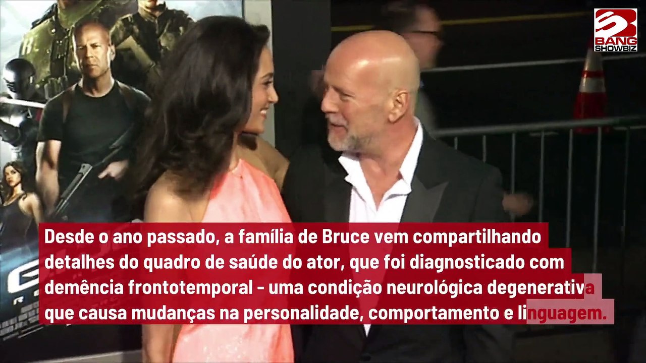 Emma Heming rebate boatos de crise com Bruce Willis após diagnóstico de demência do ator