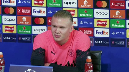 Focused Haaland happy at City, says Messi is the best