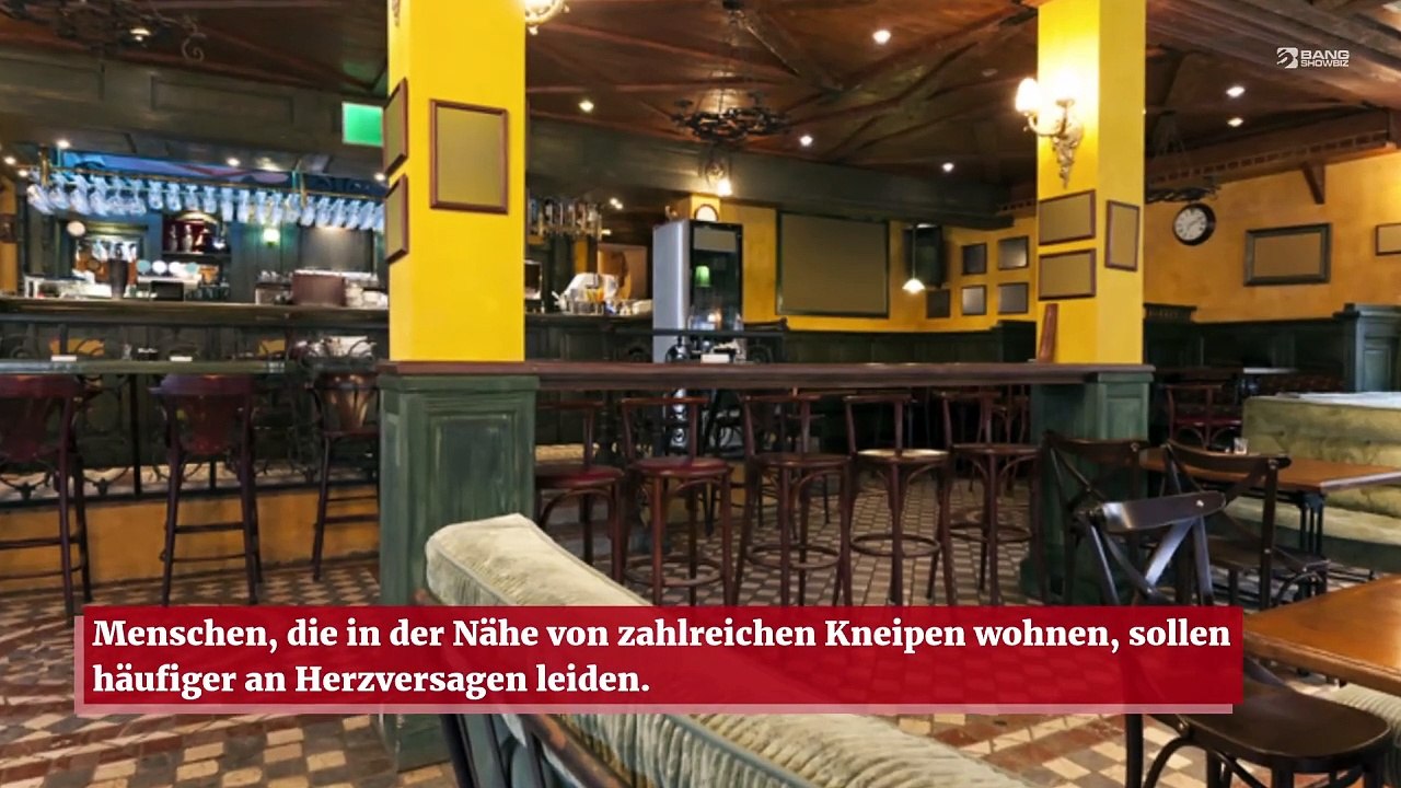 Wohnen in der Nähe von vielen Kneipen erhöht Risiko einer Herzinsuffizienz