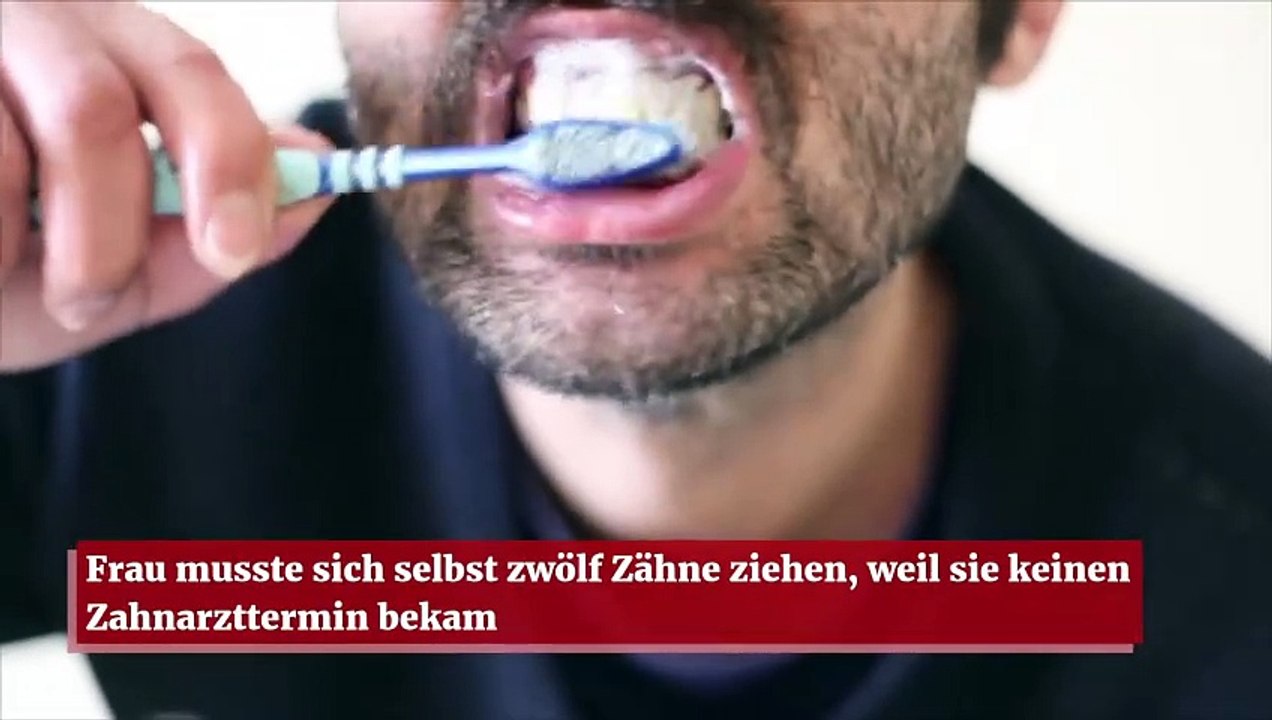 Frau musste sich selbst zwölf Zähne ziehen, weil sie keinen Zahnarzttermin bekam