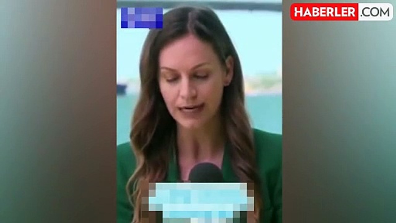 Canlı yayında kuş saldırısına uğramasına rağmen yayına devam eden spiker takdir topladı