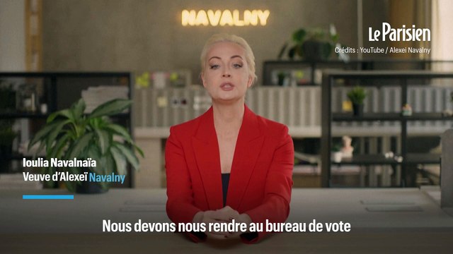 La veuve de Navalny appelle les Russes à exprimer leur opposition à Poutine le jour de la présidentielle