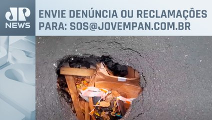 Buraco complica motoristas na região da Paulista | SOS São Paulo