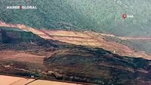 Erzincan'da maden ocağındaki toprak kaymasının yeni görüntüleri ortaya çıktı