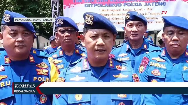 Siaga Lebaran! Ditpolairud Polda Jateng Gelar Apel Pasukan Antisipasi Laka Laut