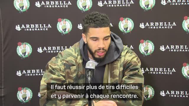 Celtics - Tatum : Nous n'en avons pas fait assez