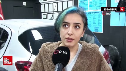 İstanbul'da 6 ay önce aldığı otomobili tamirciye götürdü: Ağır hasarlı çıktı