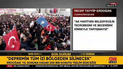 SON DAKİKA: Cumhurbaşkanı Erdoğan Malatya'da: Türkiye zübük siyasetçi tiplerden çok çekti