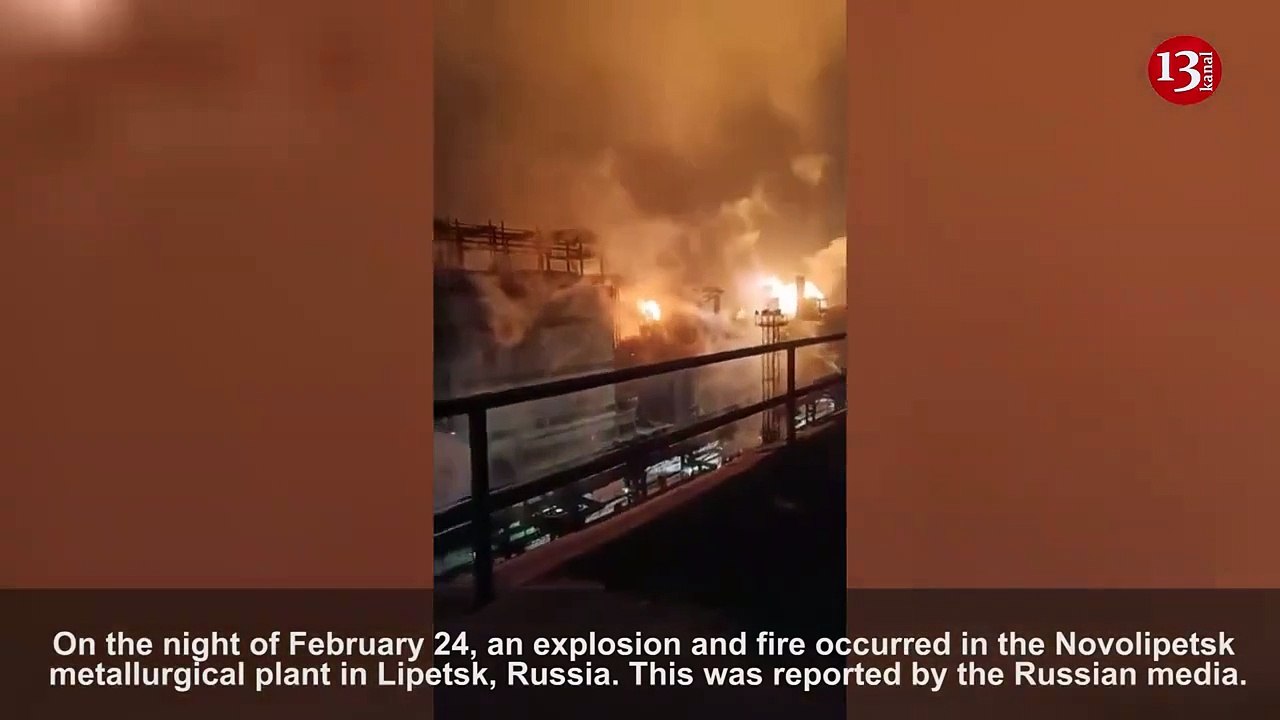 Ukrainian drones hit a factory in Russia that produces steel for ballistic missiles
