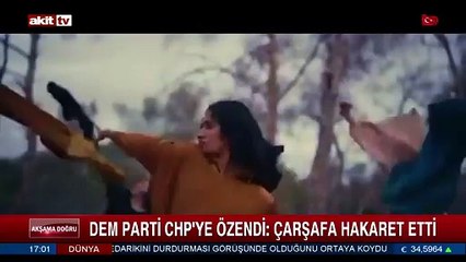 DEM Parti CHP'ye özendi; Çarşafa hakaret etti