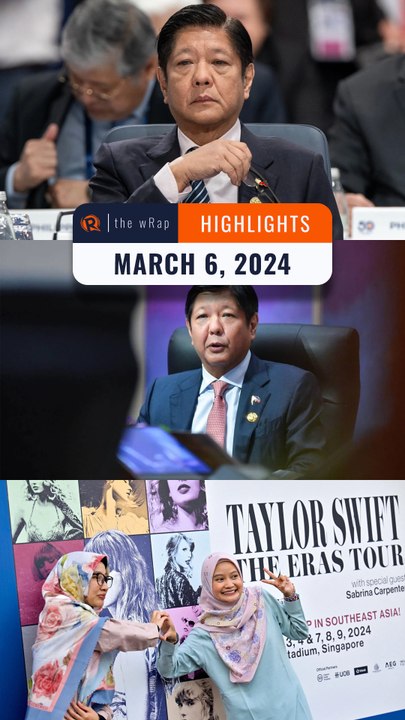Rappler's highlights: Marcos on West Philippine Sea, Marcos on ill-gotten wealth, Singapore & Taylor Swift | The wRap | March 6, 2024