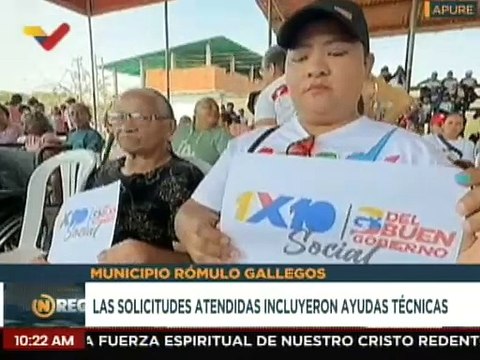 Apure | 1x10 del Buen Gobierno entregó ayudas técnicas a ciudadanos del mcpio. Rómulo Gallegos