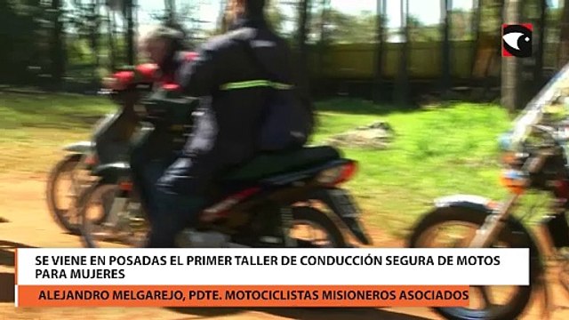 Posadas | Realizarán el primer taller de conducción segura de motos exclusivamente para mujeres