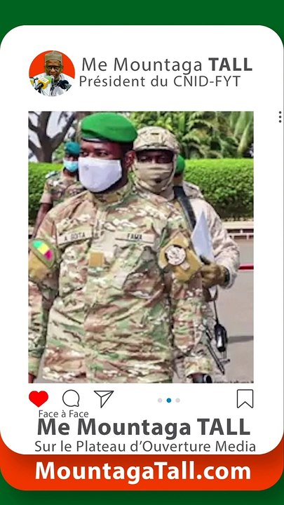 Choguel Kokalla MAÏGA à la Primature (...) imposer une gestion Verticale au M5-RFP