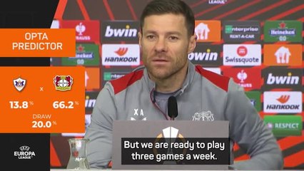 Скачать видео: Alonso insists Bundesliga title challenge won't affect Europa League hopes