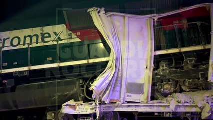Error logístico provocó impresionante choque de dos máquinas de tren