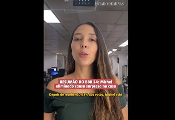 Resumão do BBB 24: Michel eliminado causa surpresa na casa - Dia 41