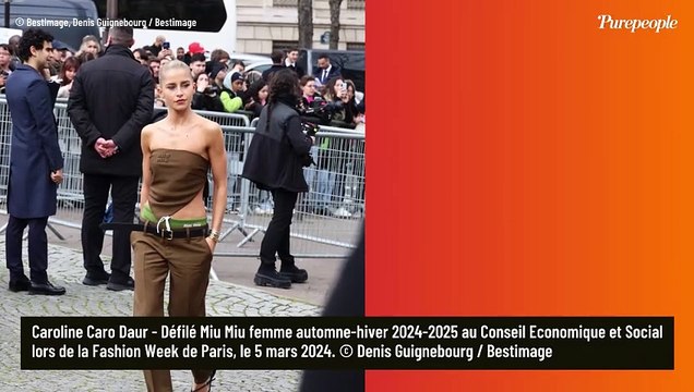 PHOTOS Thylane Blondeau en bustier : cauchemar stylistique pour la fille de Véronika Loubry au défilé Miu Miu !