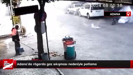 Adana'da rögarda gaz sıkışması nedeniyle patlama