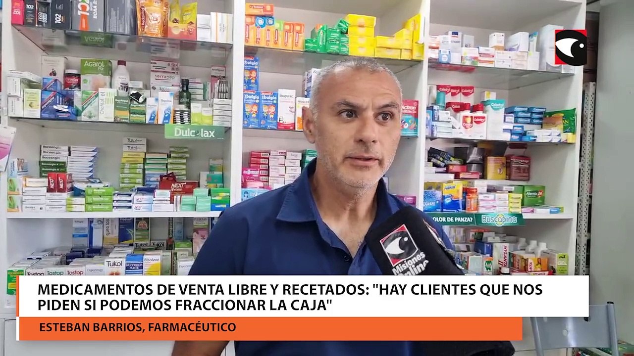 Medicamentos de venta libre y recetados: "Hay clientes que nos piden si podemos fraccionar la caja"