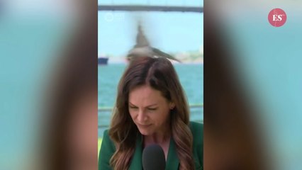 10 News journalist repeatedly swooped by bird during take