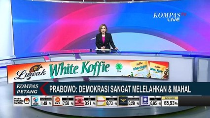 Kata Prabowo soal Demokrasi Indonesia: Sangat Melelahkan dan Mahal