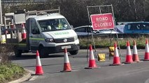 A27 road closed near Chichester due to flooding